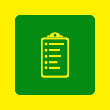 klibi kurulu simgesi. Web tasarım stili