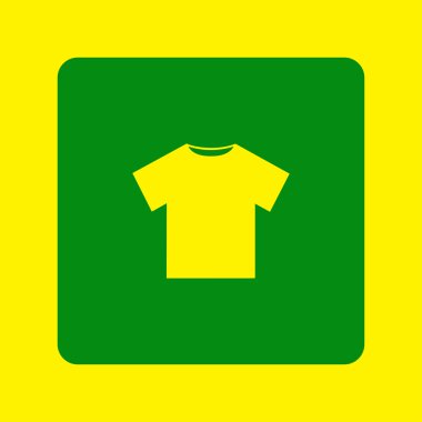 vektör boş beyaz tshirt simgesi simgesi