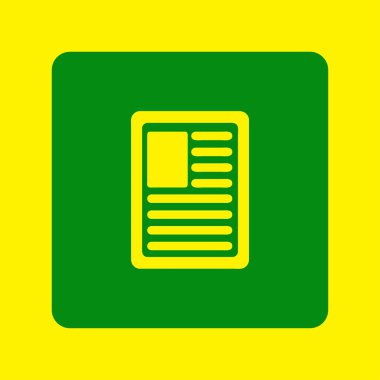 klibi kurulu simgesi. Web tasarım stili