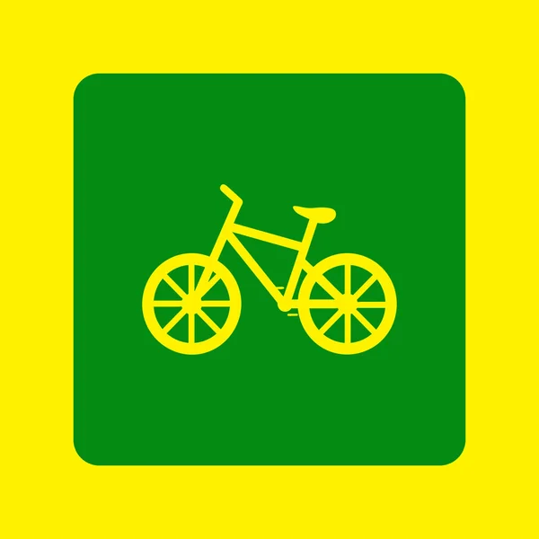自転車アイコン web ベクトル — ストックベクタ