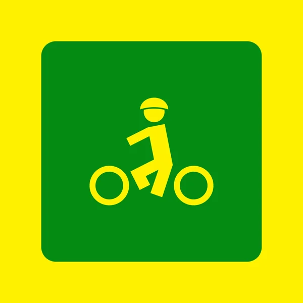 Bicicletta icona web vettoriale — Vettoriale Stock