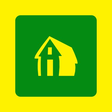 Ev simgesini. Web vektör stili