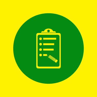klibi kurulu simgesi. Web tasarım stili