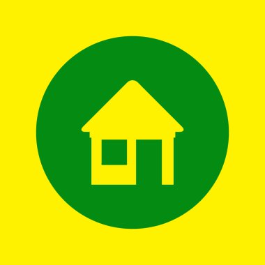 Ev simgesini. Web vektör stili