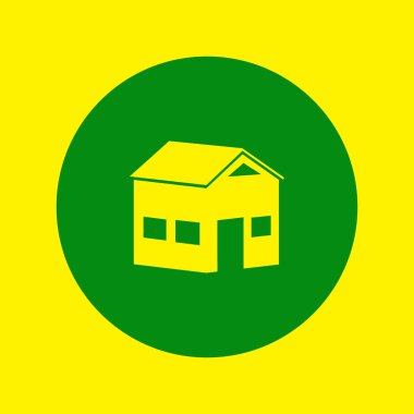 Ev simgesini. Web vektör stili