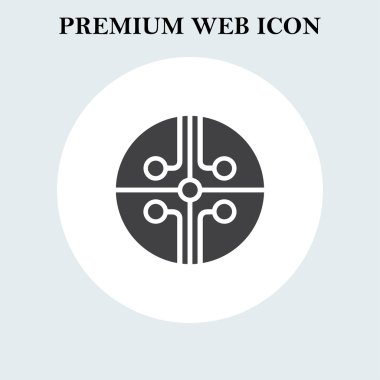 Çip simgesi Jpg. Web vektör simgesi