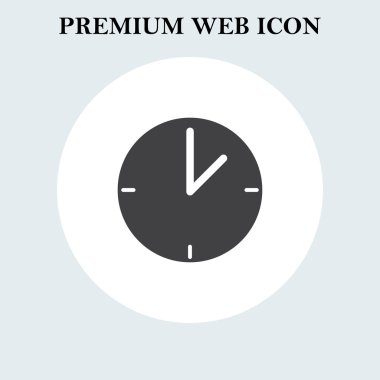 Saat simgesi. Web Tasarım