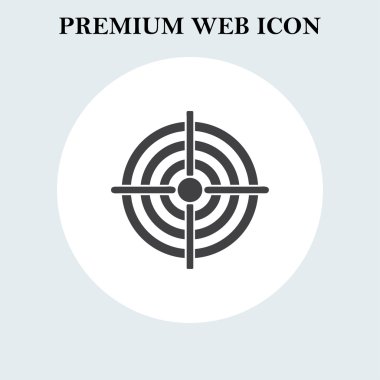 Hedef simge vektör. Web Tasarım