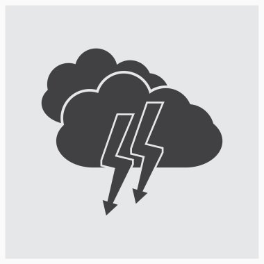 Bulut simgesi. Web tasarım stili