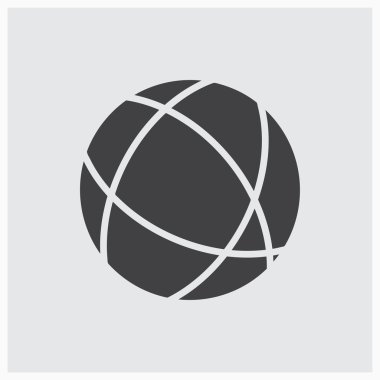 Küre simgesi web nesne