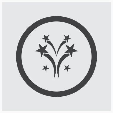 havai fişek simgesi. Web Tasarım