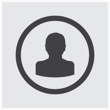 İnsanlar simge vektör. Web tasarım stili