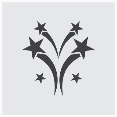 havai fişek simgesi. Web Tasarım