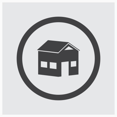 Ev simgesini. Web tasarım stili