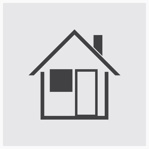 Icono del hogar. estilo de diseño web — Vector de stock