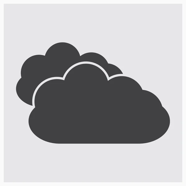 Cloud Icon. estilo de diseño web — Vector de stock