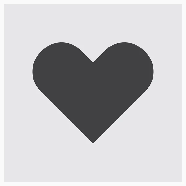 Heart Icon Vector. web design style — Stock Vector