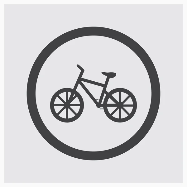 Icono de bicicleta vector ilustración — Vector de stock