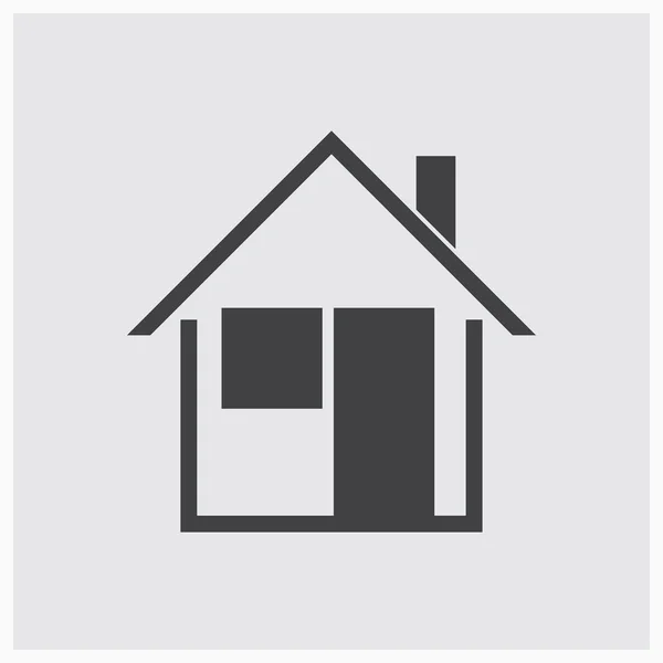 Home-Symbol. Webdesign-Stil — Stockvektor