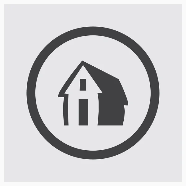 Home-Symbol. Webdesign-Stil — Stockvektor