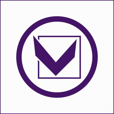 Web simge vektör kontrol.