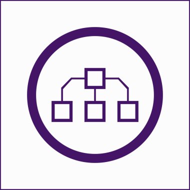 Sürekli daire ok simgeleri ile çok renkli