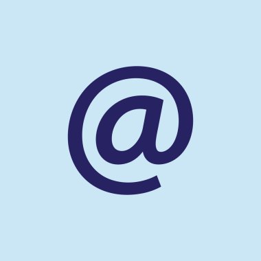 e-posta simgesi. Düz tasarım stili.