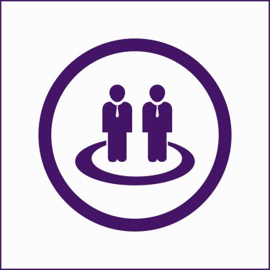 man simgesi vektör illüstrasyonu