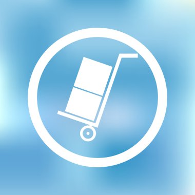 Bagaj simgesi Jpg ve vektör. Web tasarım stili