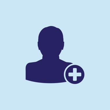 İletişim kavramı insan kalabalığı. Mavi izole