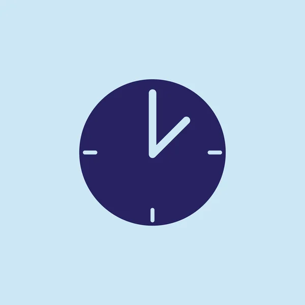 Reloj icono vectorial. diseño web — Archivo Imágenes Vectoriales