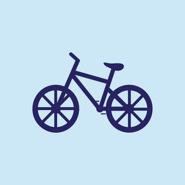 Icono de bicicleta Diseño web — Vector de stock