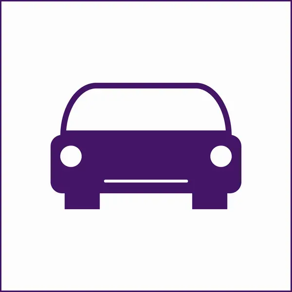 Icono de coche vector ilustración. — Archivo Imágenes Vectoriales