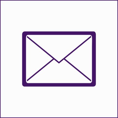 vektör posta web simgesi