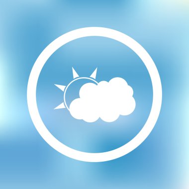 İş için yaratıcı bulut arka plan. Vektör çizim.