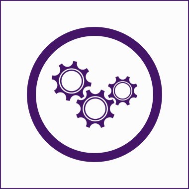 Dişli simgesi web tasarım