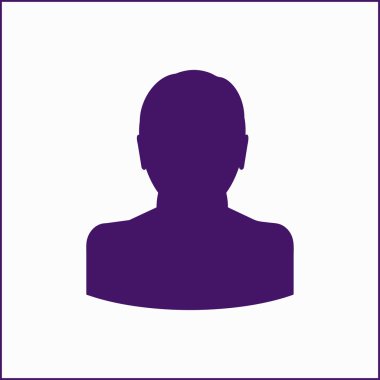 man simgesi vektör illüstrasyonu