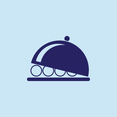 tabağı simge vektör çizim eps10.