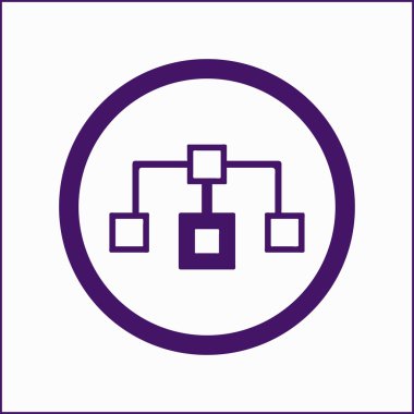 Sürekli daire ok simgeleri ile çok renkli