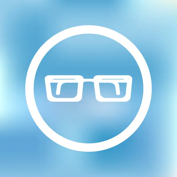 Brillenvektorsymbol. Einfaches isoliertes Symbol EPS 10 — Stockvektor