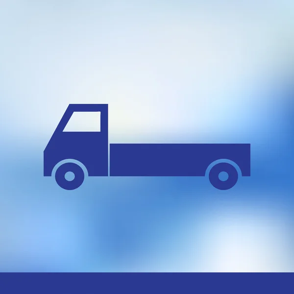 Big Truck Icon Vector. style de conception web — Image vectorielle