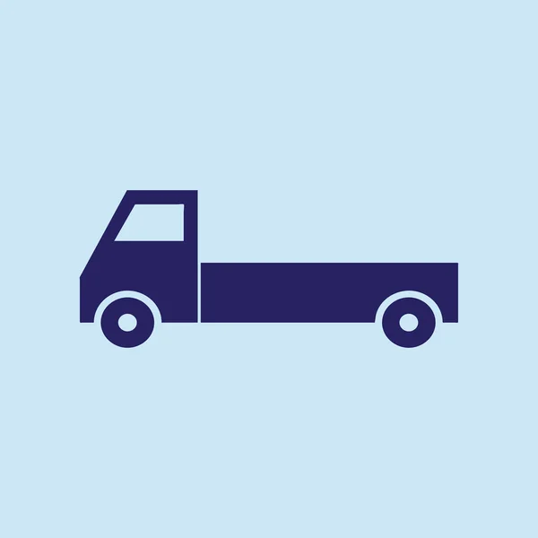 Grote Truck Icon Vector. Web designstijl — Stockvector