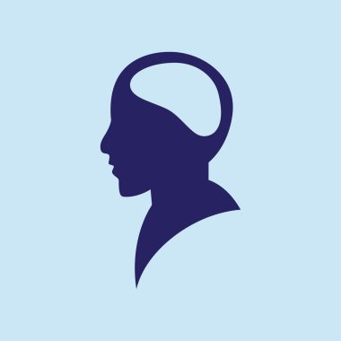 İletişim kavramı insan kalabalığı. Mavi izole