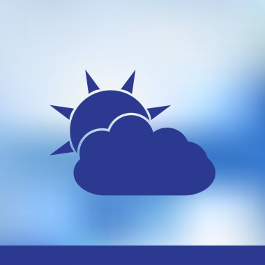 İş için yaratıcı bulut arka plan. Vektör çizim.