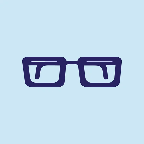 Icono de gafas. Ilustración vectorial. Elementos para el diseño — Vector de stock