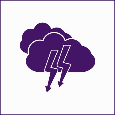 Bulut simgesi web vektör