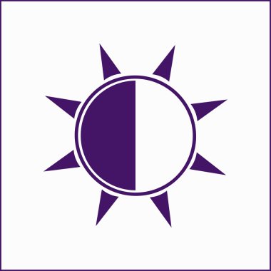 Parlaklık simgesi. Web Tasarım
