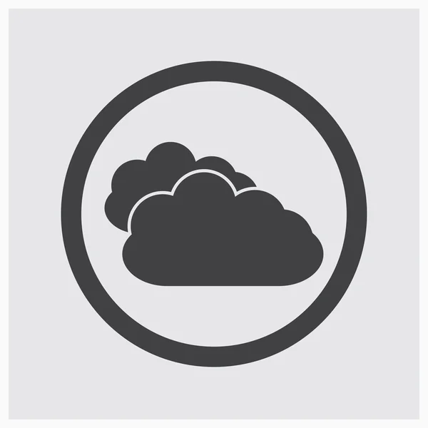 Cloud Icon. estilo de diseño web — Vector de stock