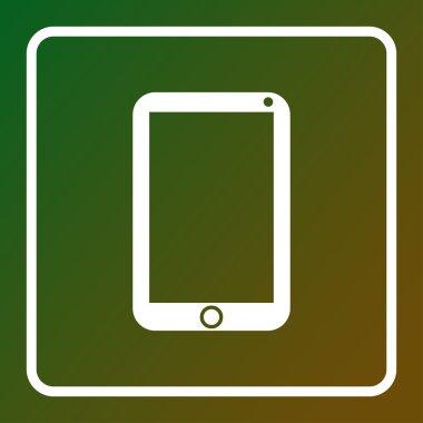 mükemmel detaylı modern akıllı telefon yalıtım vektör