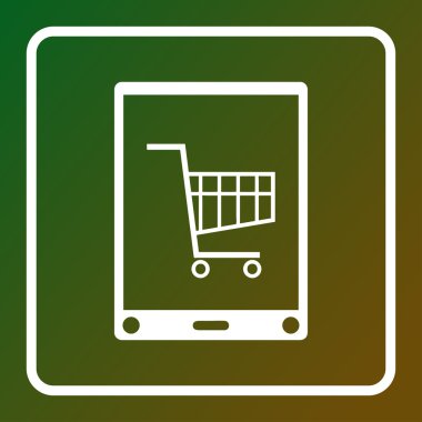 mükemmel detaylı modern akıllı telefon yalıtım vektör